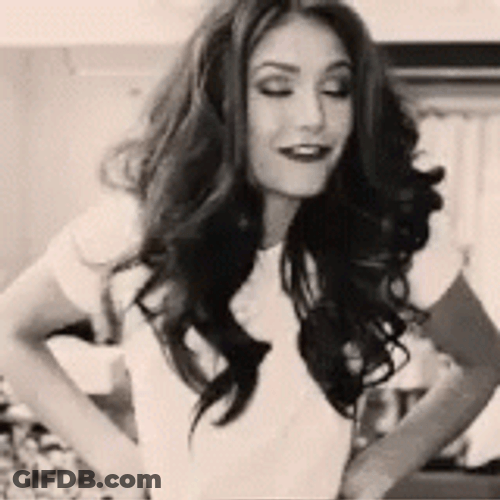 Alluring Pretty Nina Dobrev GIF