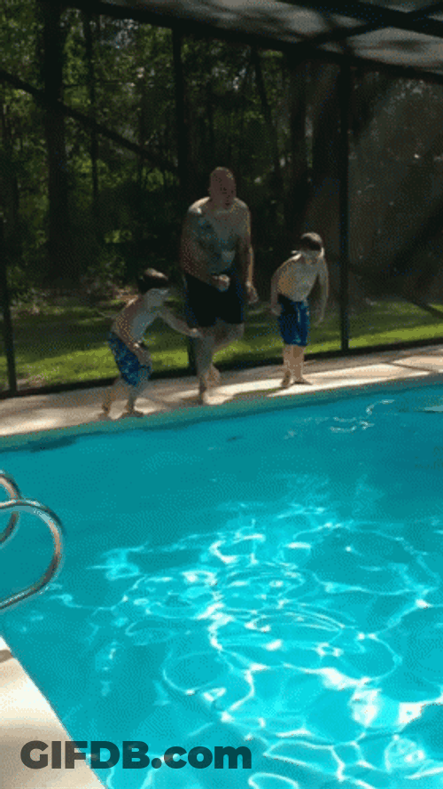 Almost Cannonball Dive GIF