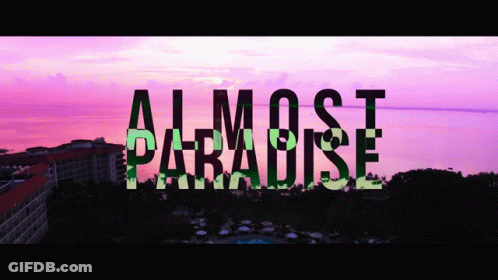 Almost Paradise On Sunset Background GIF