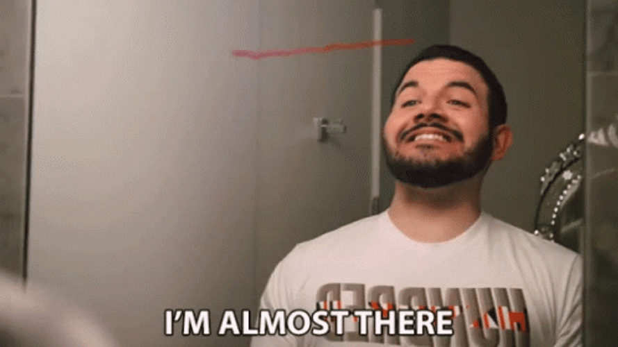 Almost There Internet Personality Big Grin GIF