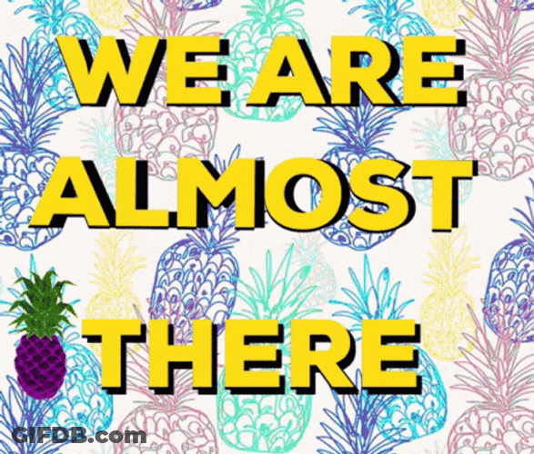 Almost There Spinning Pineapple Mobile Design GIF