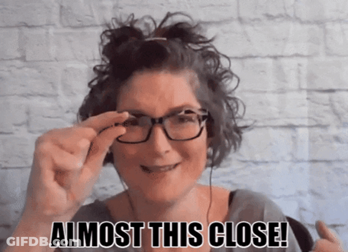 Almost This Close Tonya Kubo GIF