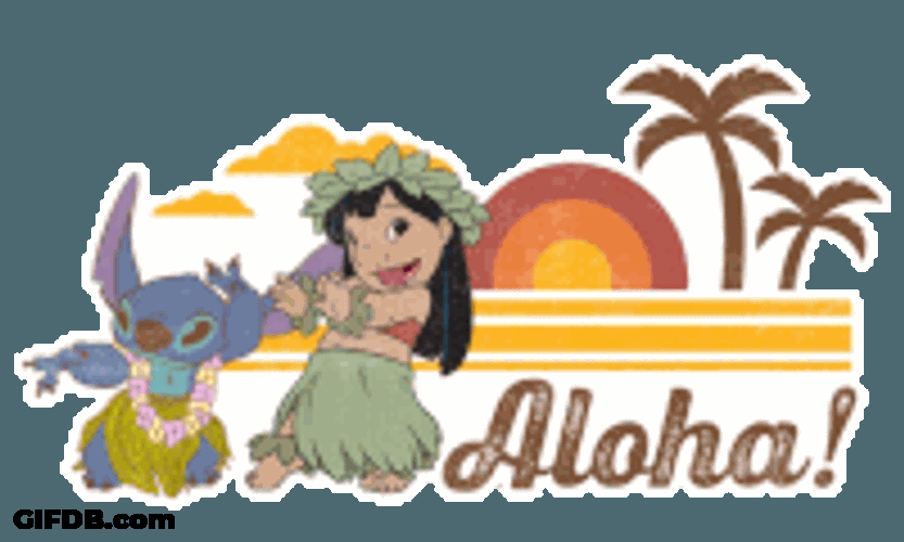 Aloha Sticker GIF