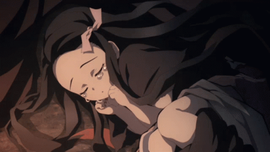 Alone Girl Crying Anime Halloween GIF