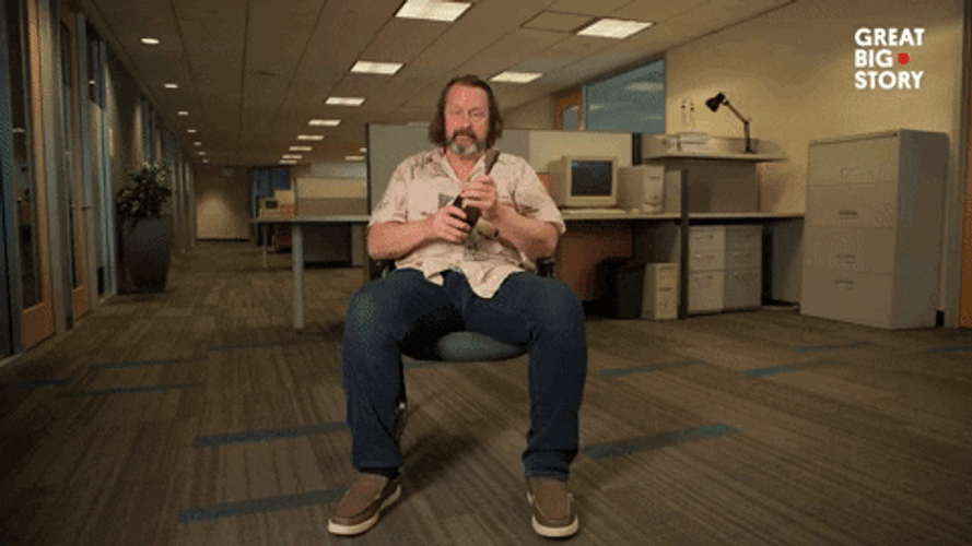 Alone Having A Work Party GIF