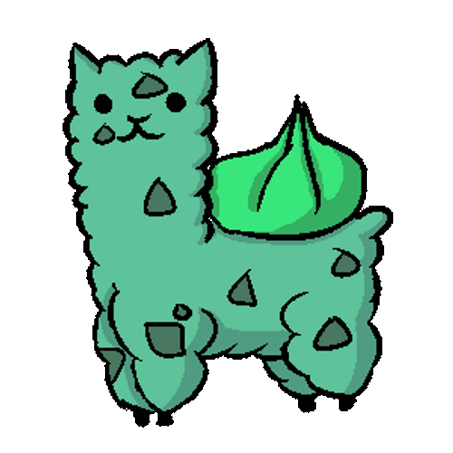 Alpaca Different Costumes GIF