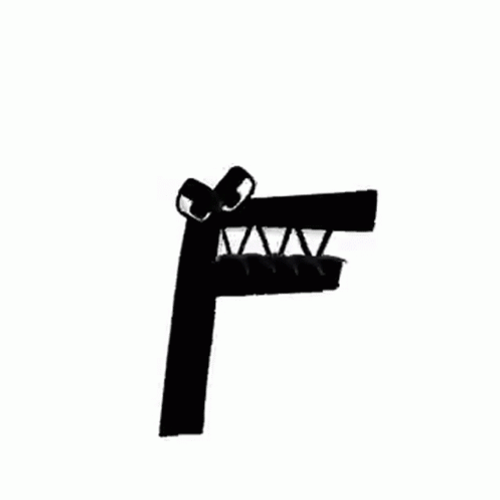 Alphabet Lore Letter F Angry GIF