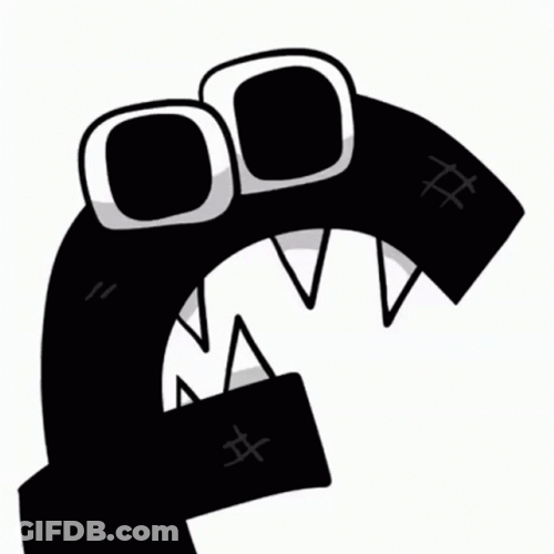 Alphabet Lore Letter F Funny Face GIF