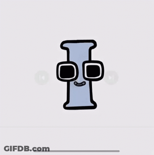 Alphabet Lore Letter F Jumping On Letter I GIF