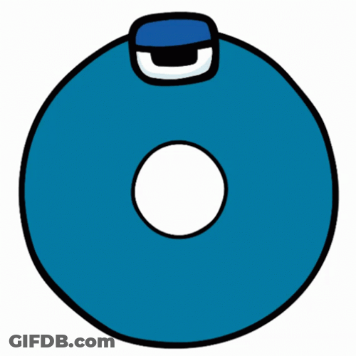 Alphabet Lore Letter O Yawning GIF