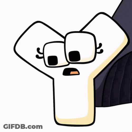 Alphabet Lore Letter Y Screaming GIF