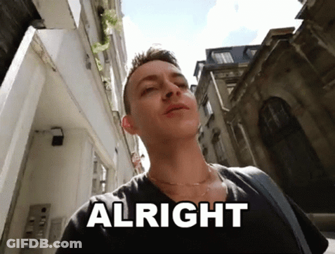 Alright Adam Dimarco GIF