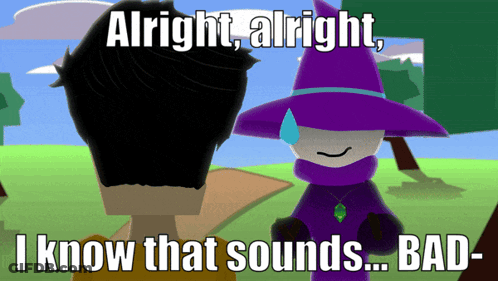 Alright Alright I Know That Sounds Bad On A Cartoon GIF