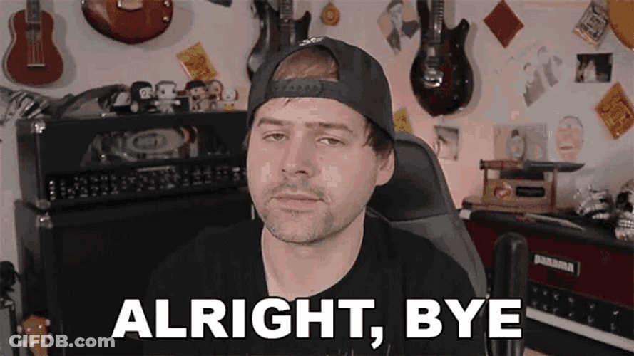 Alright Bye Jared Dines GIF