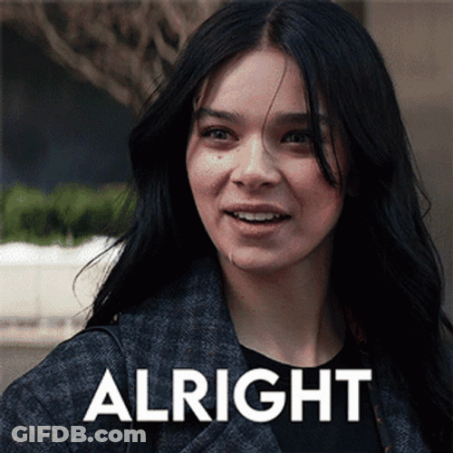 Alright Cool Hailee Steinfeld GIF