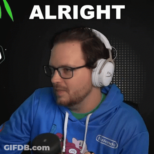Alright Man In Blue Jacket GIF