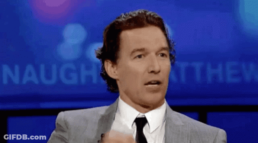 Alright Matthew Mcconaughey GIF