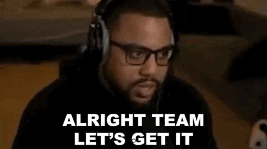 Alright Team Lets Get It The Black Hokage GIF