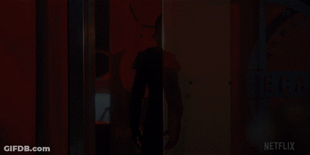 Altered Carbon Walks Automatic Door Opening GIF