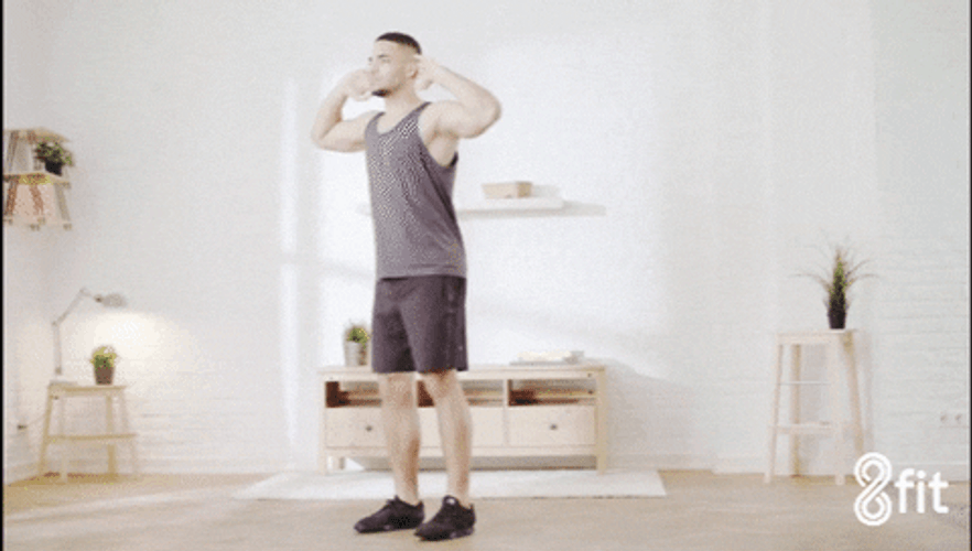 Alternate Lunge Fitness Workout GIF