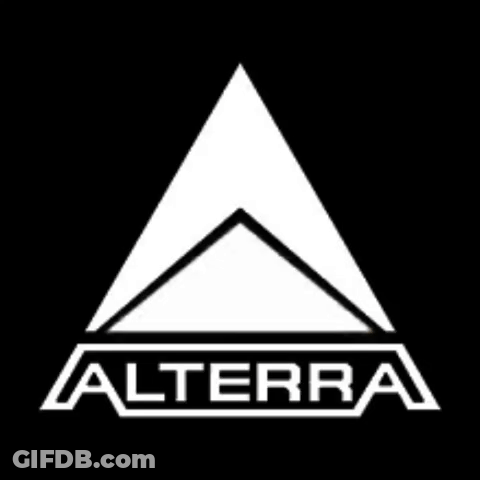 Alterra Logo White Triangle GIF