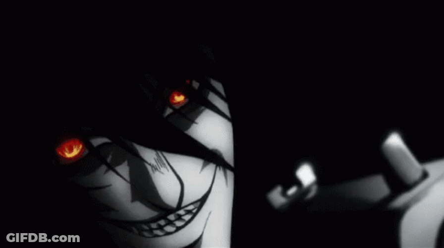 Alucard Hellsing Gun Action GIF