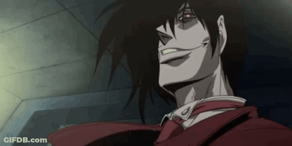 Alucard Hellsing Mind Reader GIF