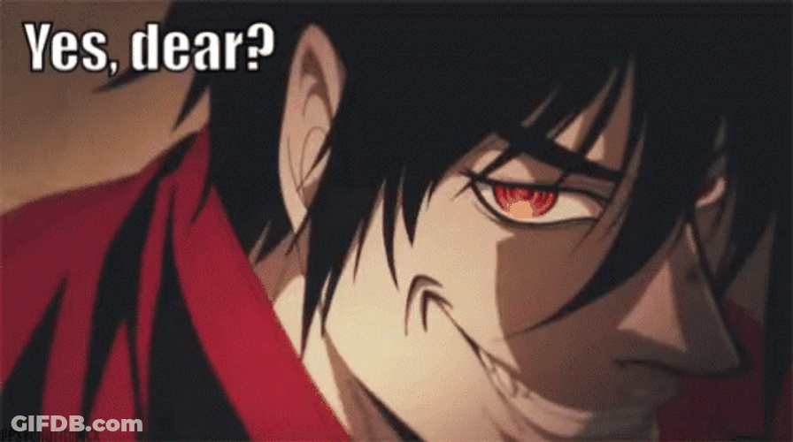 Alucard Hellsing Yes Dear GIF