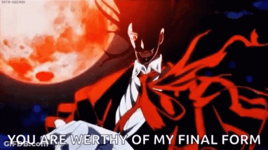 Alucard You Are Werthy Of My Form GIF