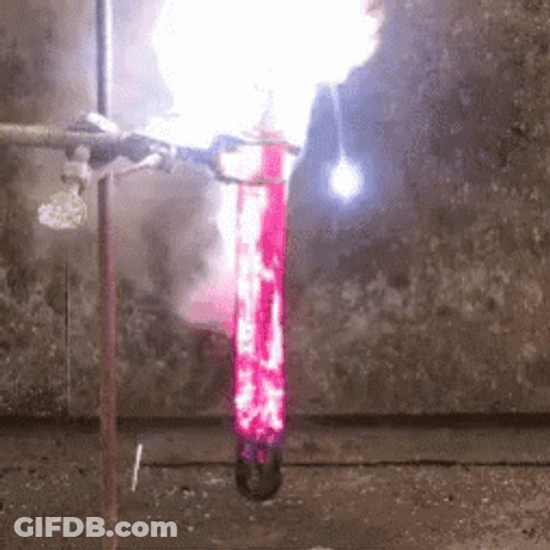 Aluminum Iodine Chemical Reaction GIF