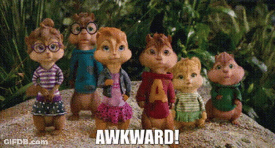 Alvin And The Chipmunks Awkward Reaction GIF