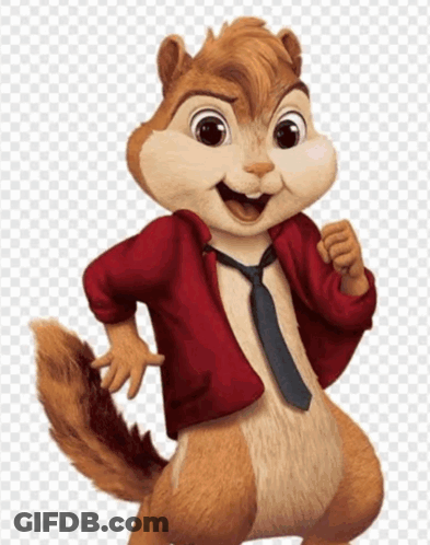 Alvin And The Chipmunks Dancing On Ledge By Hollywood Sign GIF