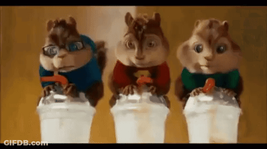 Alvin And The Chipmunks Drinks GIF