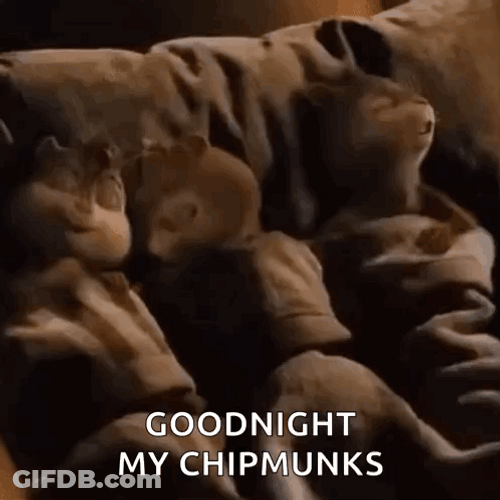 Alvin And The Chipmunks Goodnight GIF