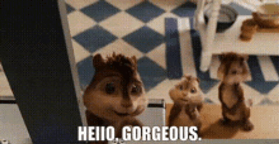 Alvin And The Chipmunks Gorgeous Reaction GIF