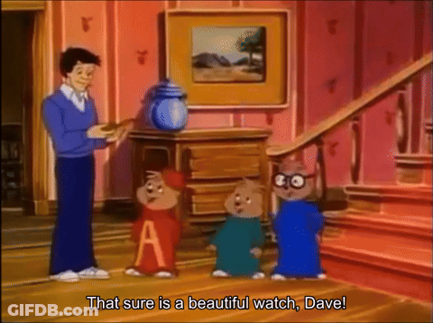 Alvin And The Chipmunks That Sure Is A Beautiful Watch GIF