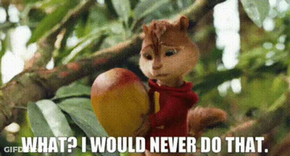 Alvin The Chipmunk I Would Never Do That GIF
