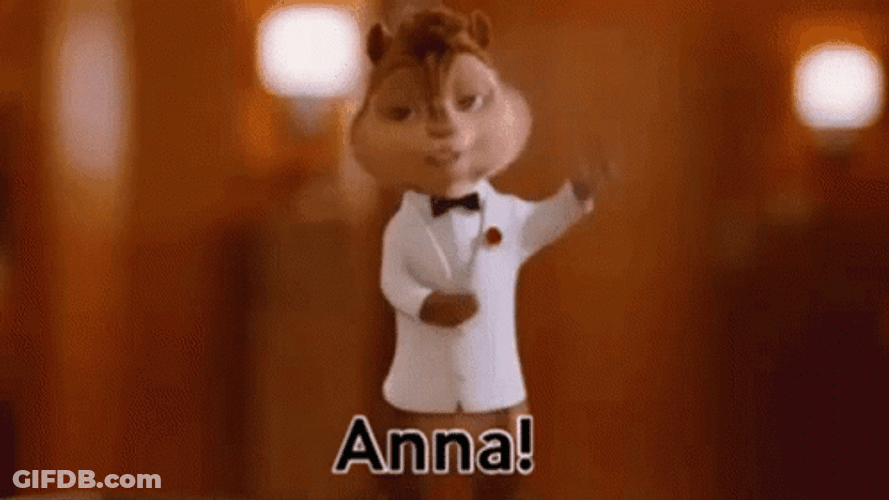 Alvin The Chipmunk Introducing Anna GIF