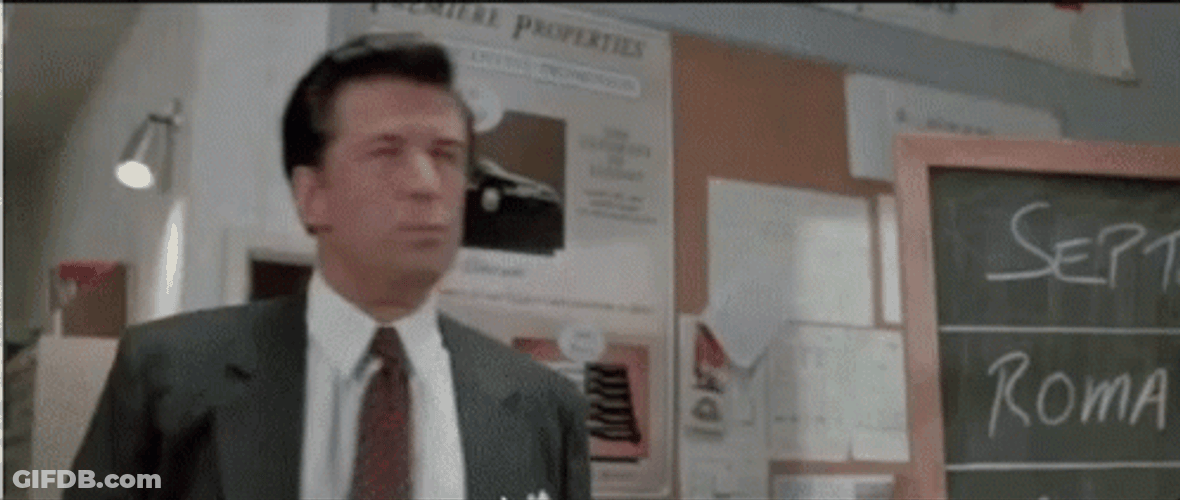Always Be Closing Alec Baldwin Frustrated GIF