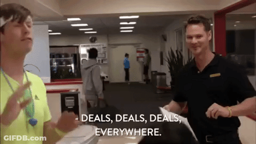 Always Be Closing Deals Everywhere Anders Holm GIF