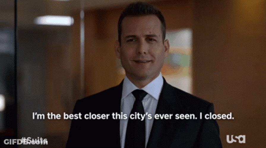 Always Be Closing Suits Harvey Specter GIF