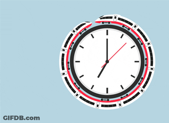 Always Late Clock Delay GIF