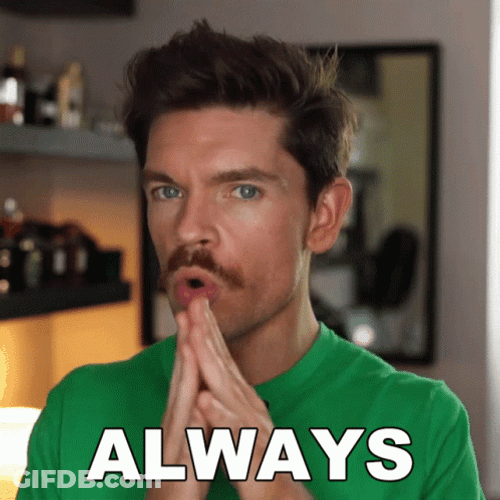 Always Man In His Green Tshirt GIF