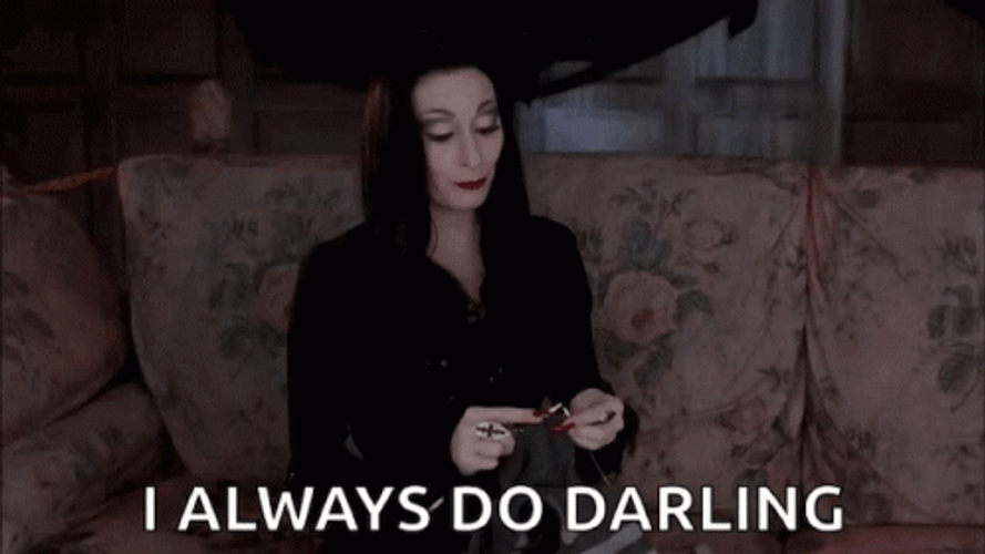Always Morticia In The Addams Family GIF