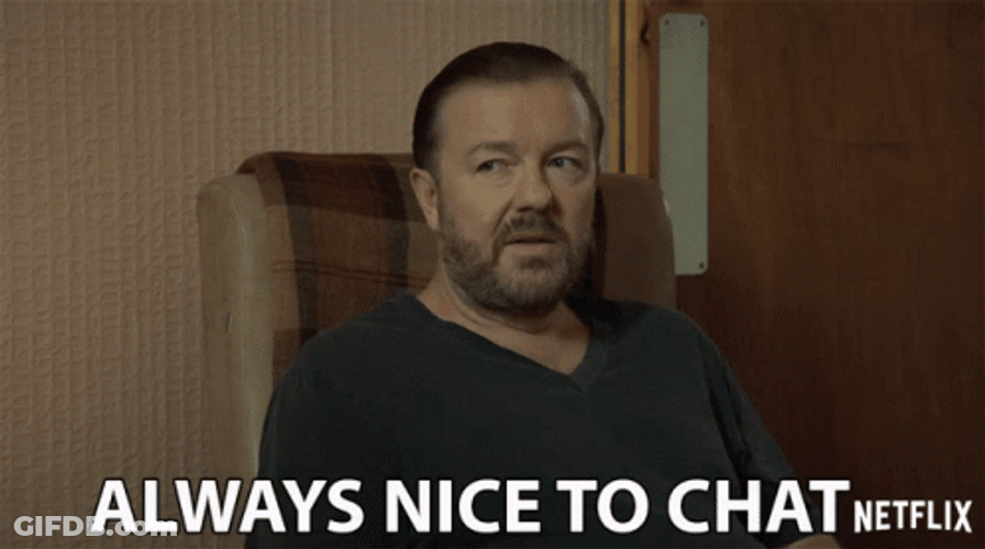 Always Nice To Chat GIF