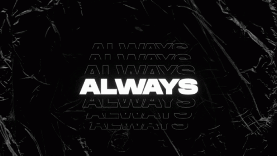 Always White And Black Aesthetic Artwork GIF
