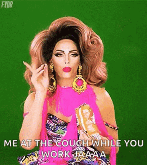 Alyssa Edwards Eating Waving Hand GIF