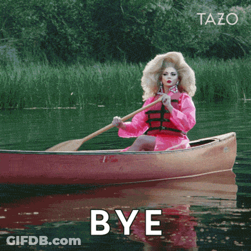 Alyssa Edwards Rowing Bye Drag Race GIF