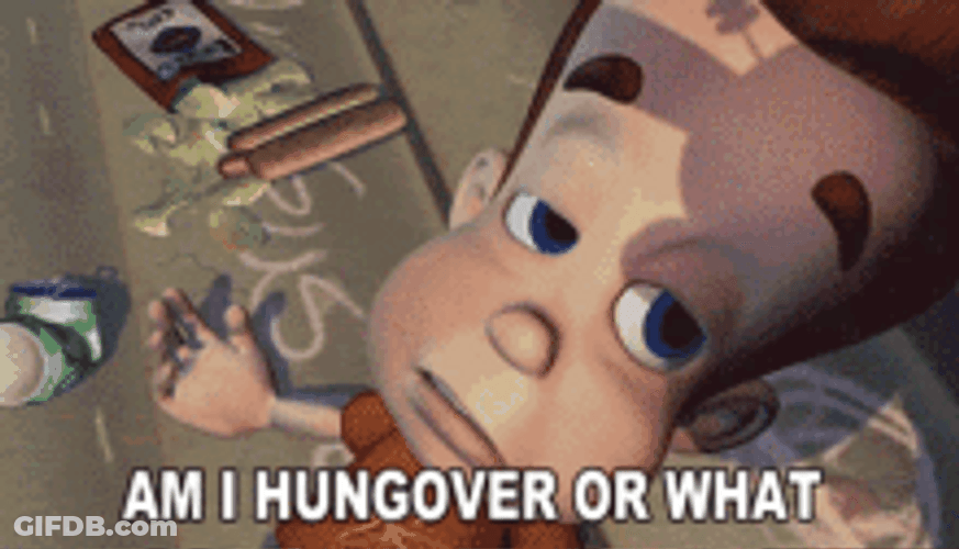Am I Hungover Jimmy Neutron Waking Up GIF