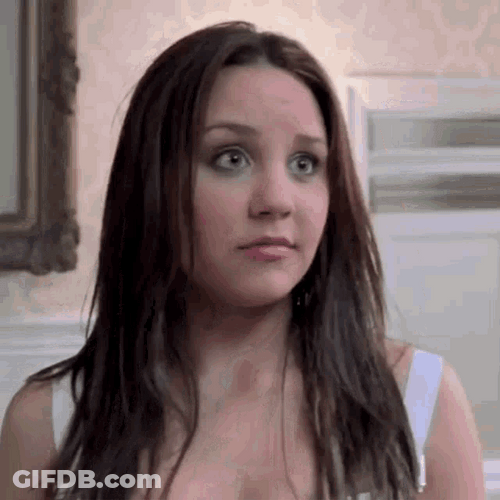 Amanda Bynes Awkward Smirk GIF